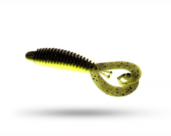 Westin RingCraw Curltail 9cm 6g A5 Custom - Clear Chartreuse